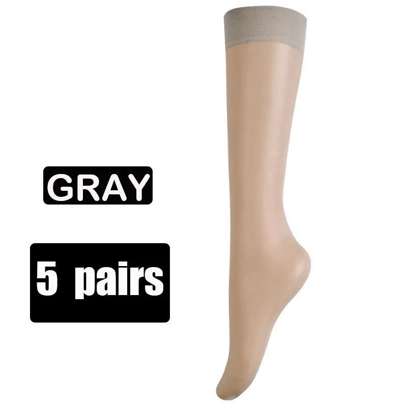 Women Nylon Knee Socks