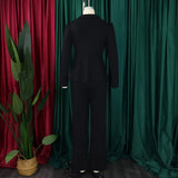 Women Plus Size Long Sleeve Pants Set