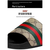 Men Designer Snake Print Slides