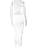 Chic Party Night Dress – Two Piece Set for Women