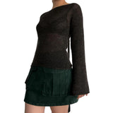 Women's Tie Back Knit Pullover