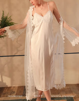 Women Lace Nightgown 3-Piece Set