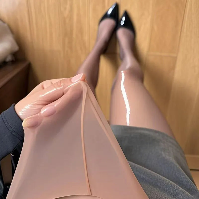 Women Transparent Disco Socks