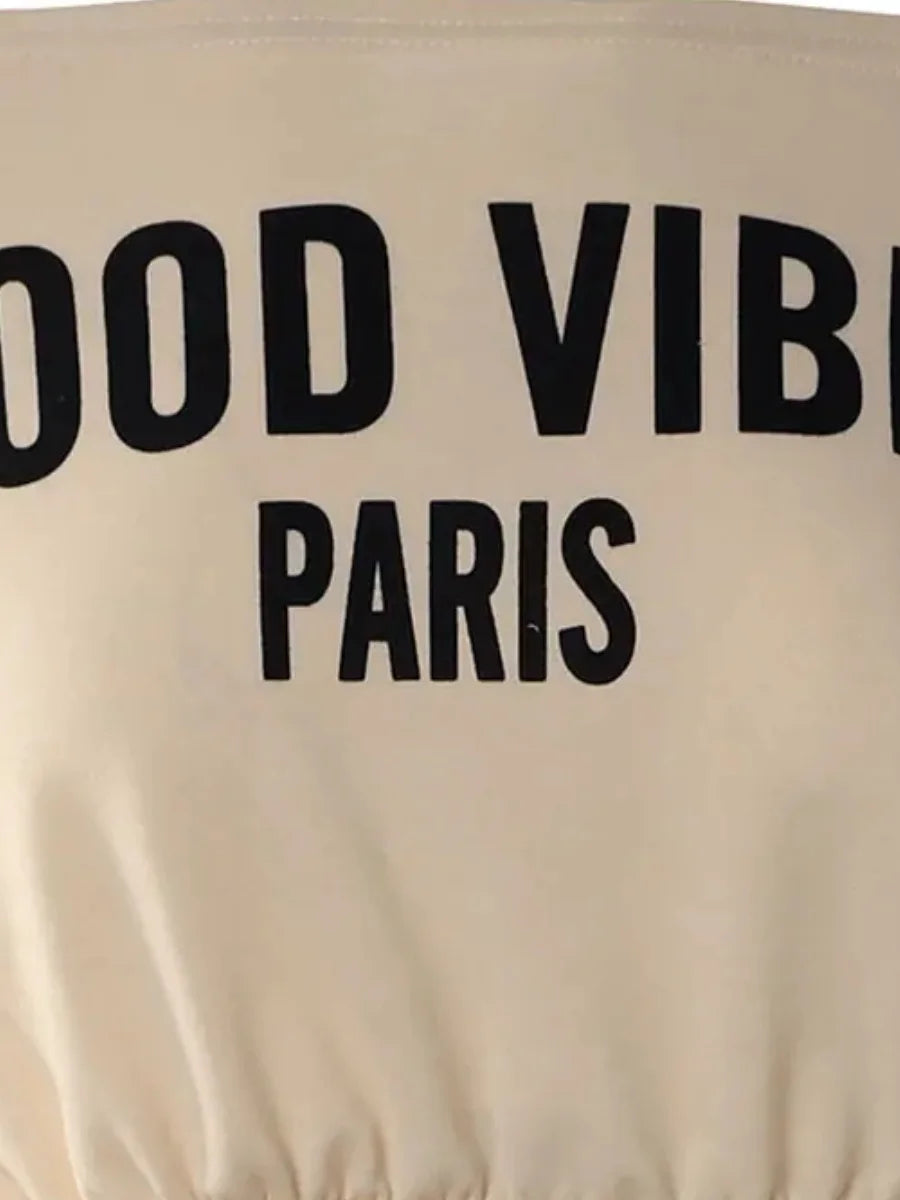 Plus Size One Shoulder Skirt Set