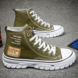 Men’s High-Top Canvas Sneakers