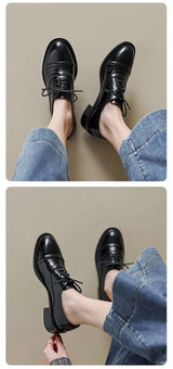 Women Leather Brogues – 2025