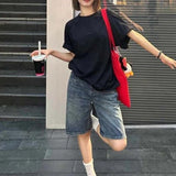 Women’s High Waist Denim Shorts - Casual Summer Fashion