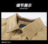 Men's Plus Size Outdoor Jacket – Slim Fit Cargo Coat