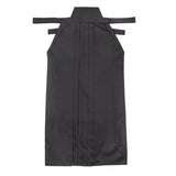 Black Kendo Hakama kimono skirt pants for martial arts, suitable for girls, men, and women, featuring traditional pleats.
