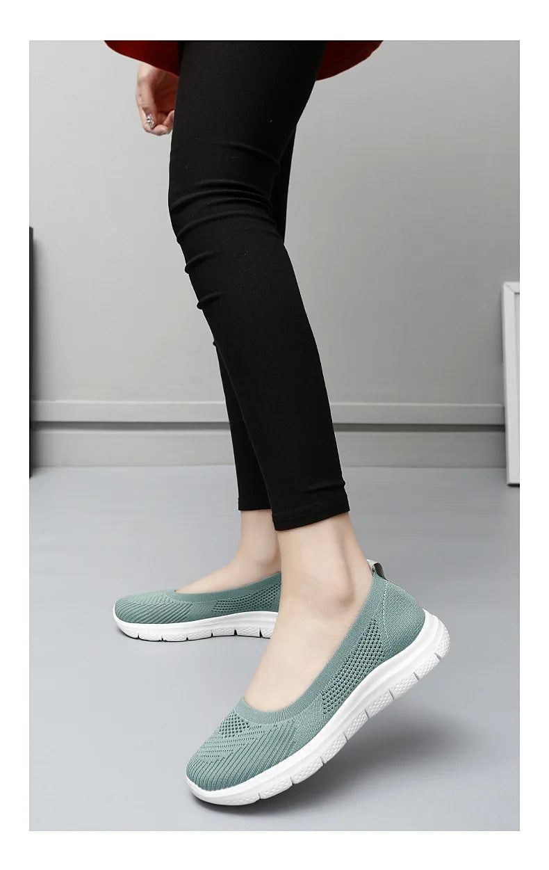 Women Knitted Sock Sneakers Casual Trainers