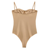 Satin Camisole Bodysuit Women – Backless Lingerie