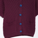Women's Cropped Knit Cardigan Jacket