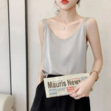 Satin Silk V-Neck Cami