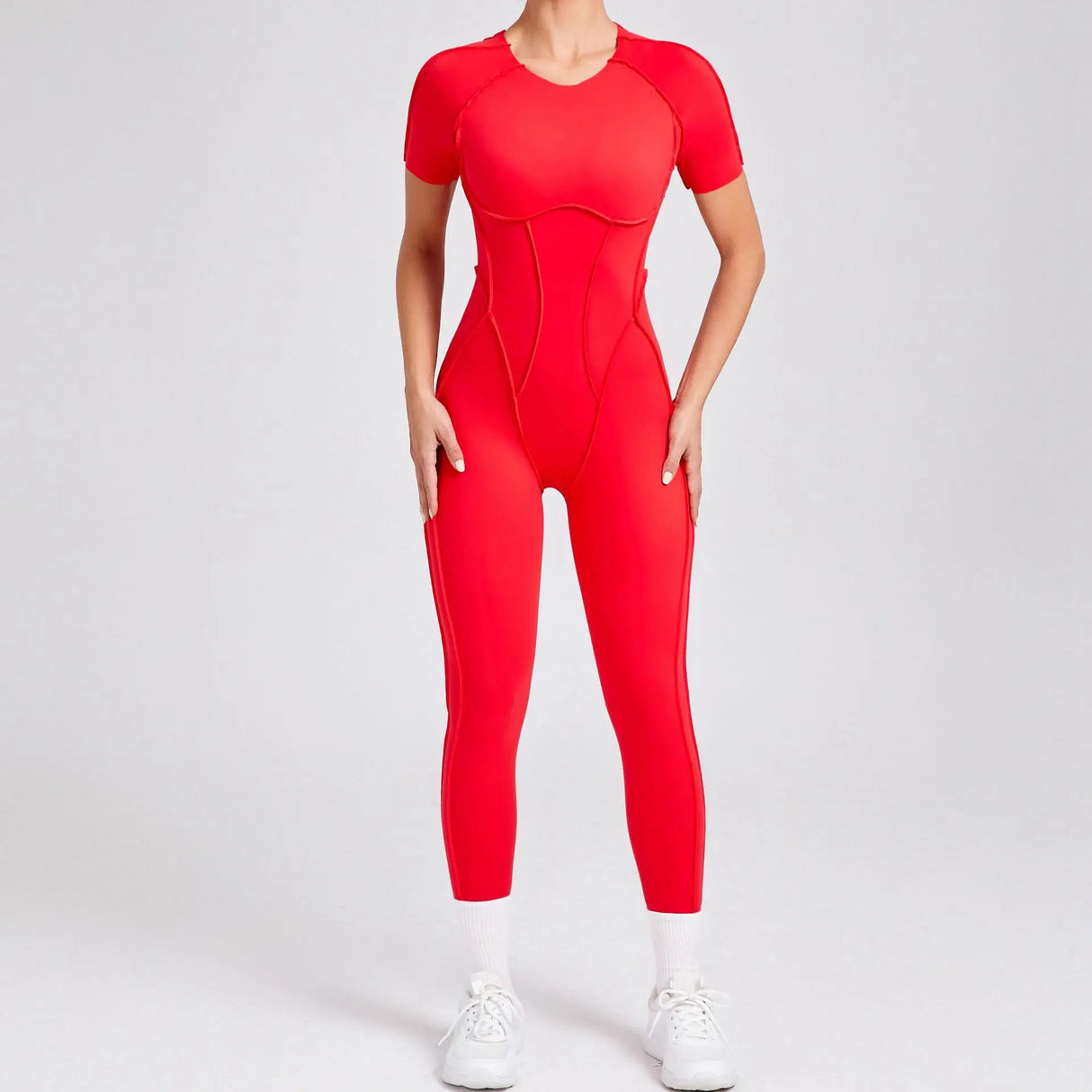 Women Backless Yoga Jumpsuit