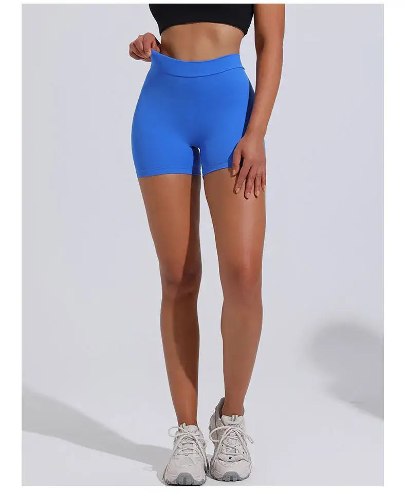Women V Curve Push Up Yoga Shorts