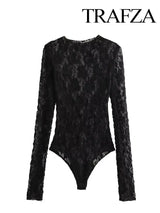 Summer Lace Jumpsuit Women – Hollow Out Bodysuit