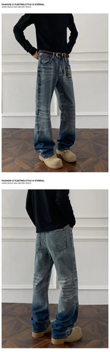 Men's Plus Size Slim Fit Bootcut Jeans