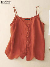 Women Button Loose Camisole