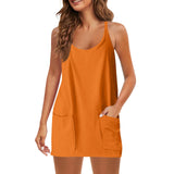 Women Sleeveless Tennis Onesie