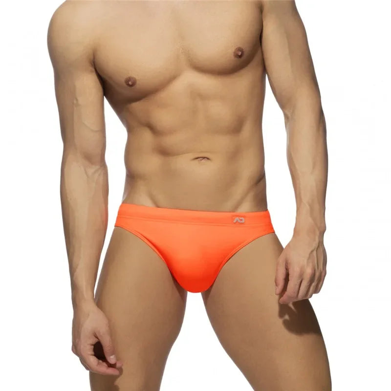 Men Neon Bikini Swim Briefs