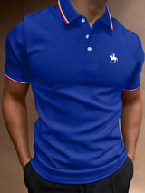 Men Summer Cotton Polo Shirt