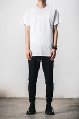 Men Long Hem Streetwear Tee