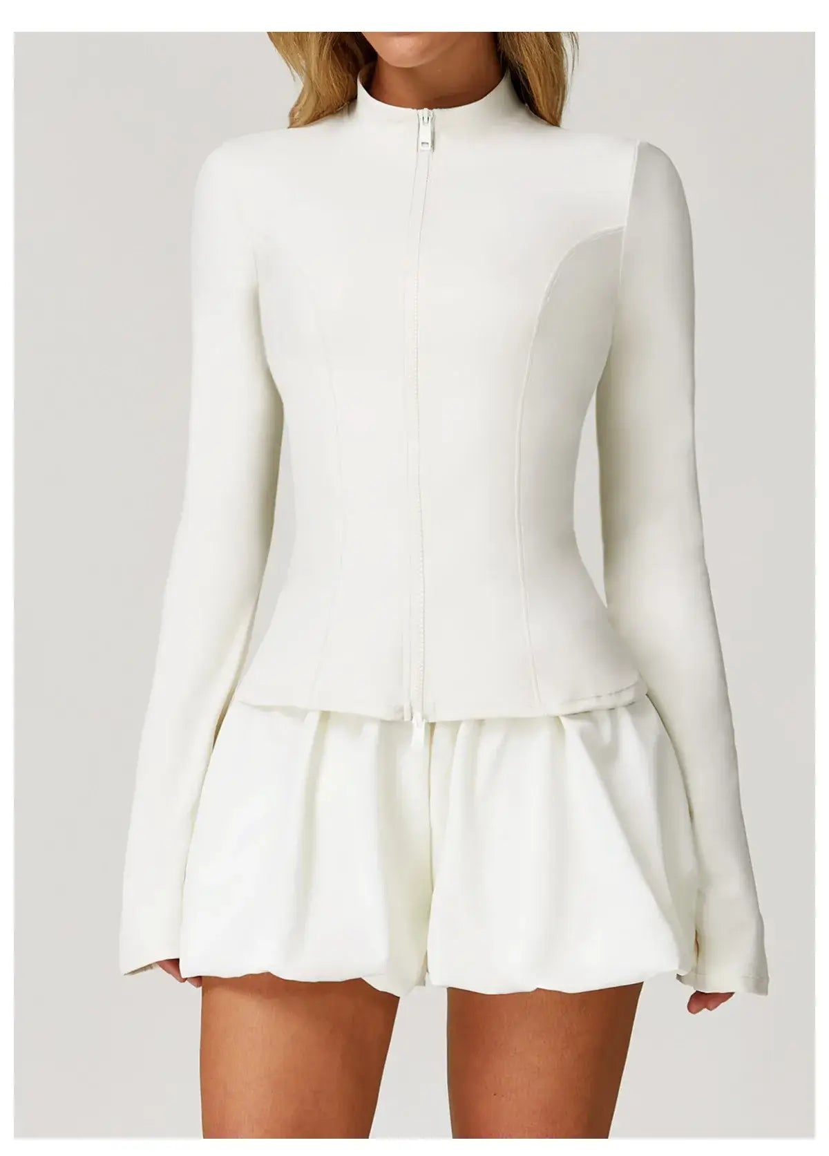 Women Stretch Slim Fit Training Jacket