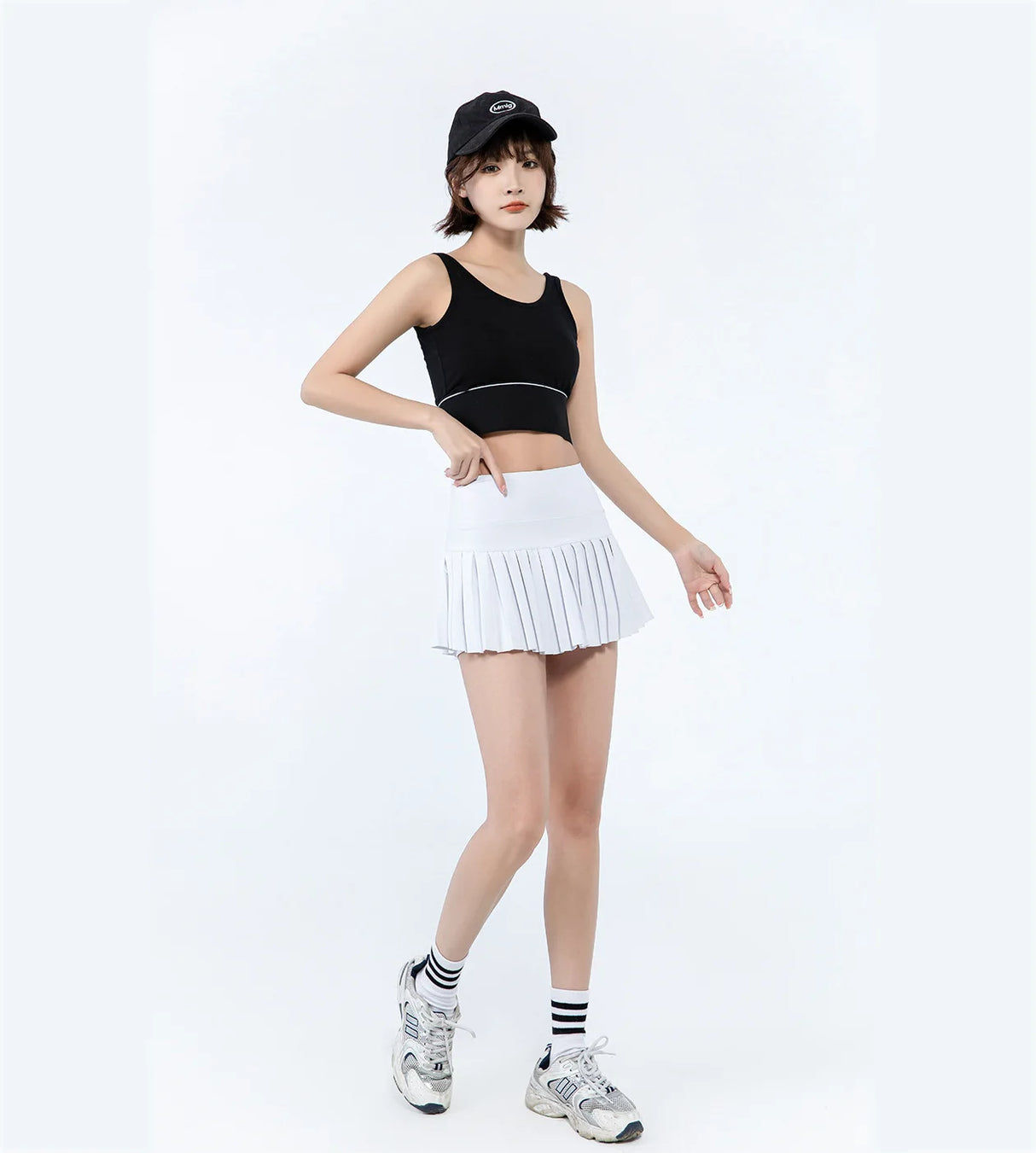Women Tennis Pleated Skort