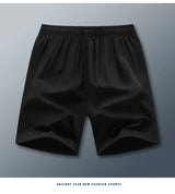 Men Ice Silk Casual Shorts