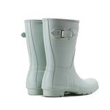 Women Mid Calf Boots Embroidered Leather