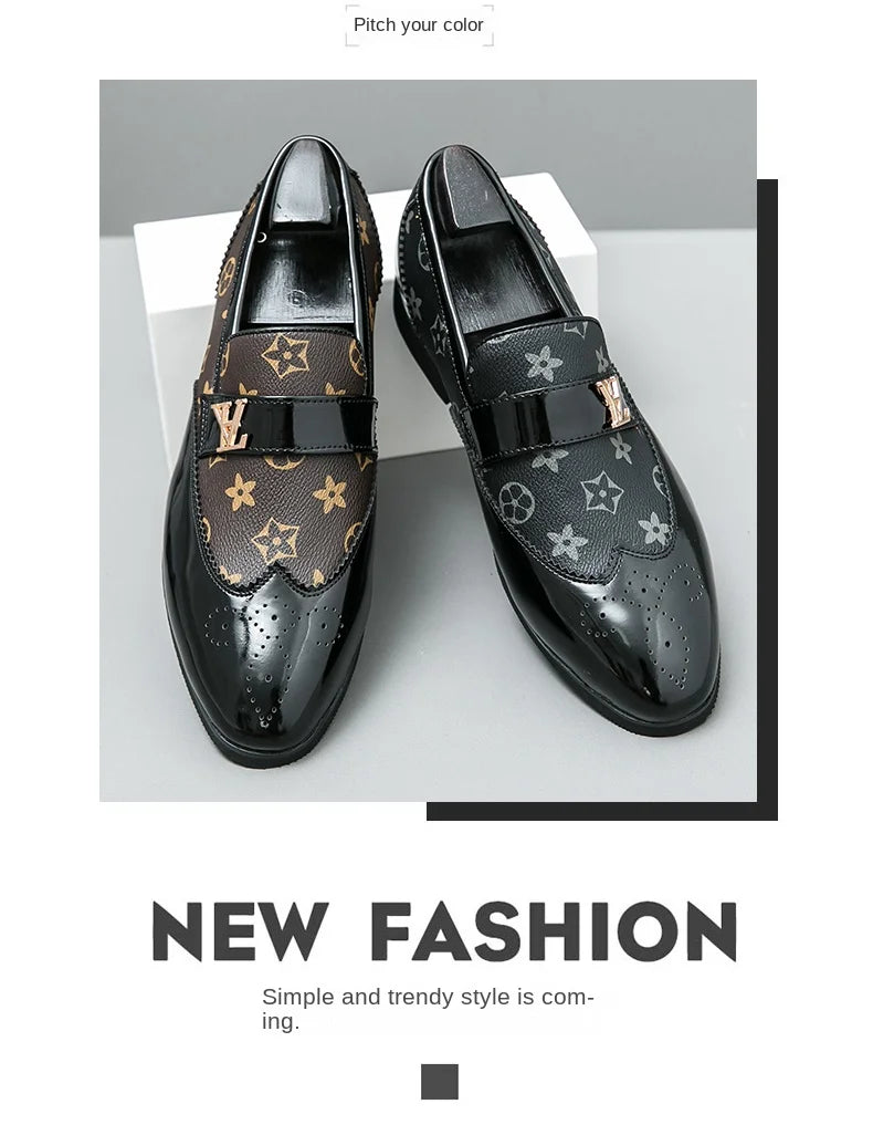 Men British Style Leather Shoes