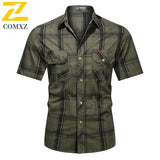 Men Plaid Casual Shirt