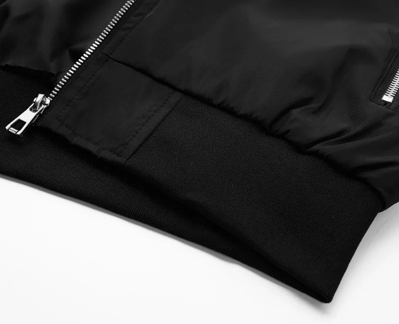 Men's Plus Size Bomber Jacket – 7XL Y2K Style