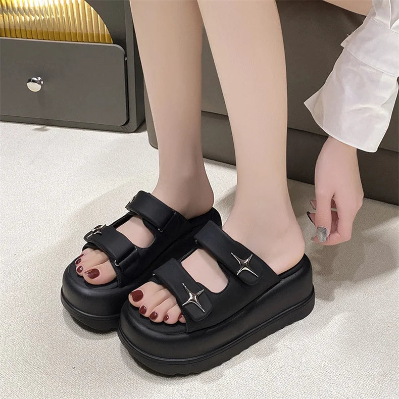 Designer Platform Flip Flops – Summer 2025