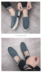 Men’s Suede Loafers Casual Flats