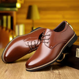 Men Large Size Derby Shoes