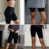 Women High Waist 3 Pocket Bike Shorts