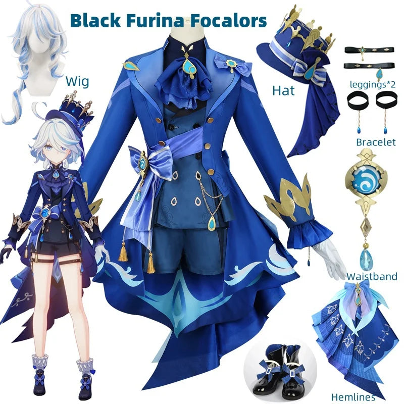 Furina Genshin Impact Cosplay Costume Set
