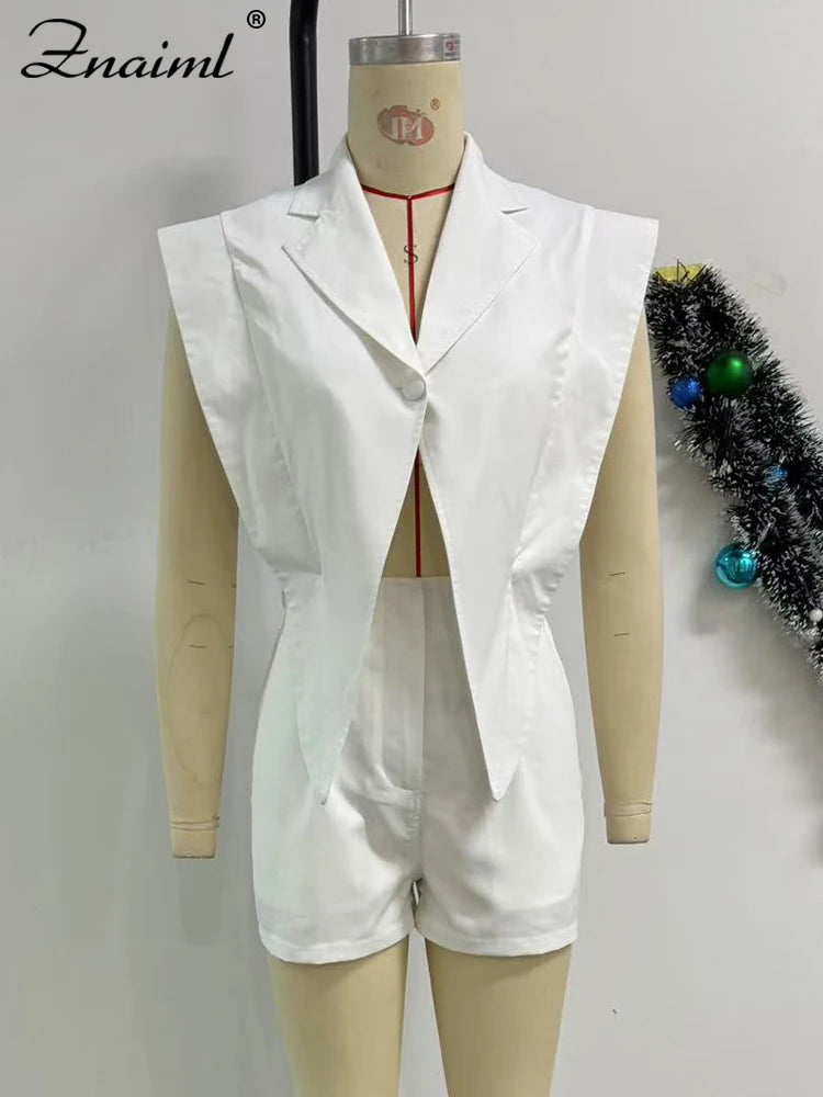 VivaPatch™ – White Patchwork Birthday Jumpsuit (Trendy, Flattering & Standout)