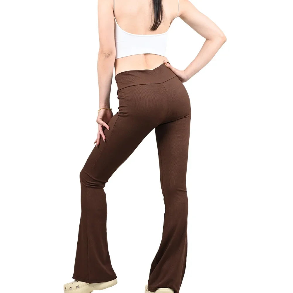 Women Office Flared Trousers