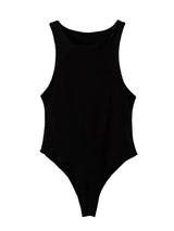 Women Solid Bodycon Club Bodysuit