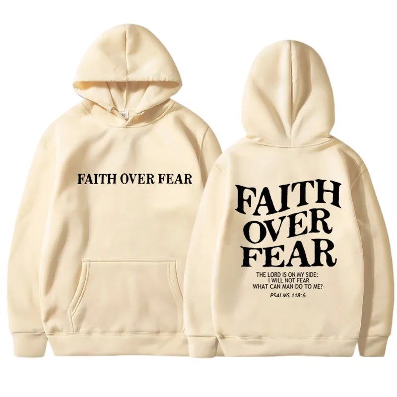 Men Faith Over Fear Hoodie