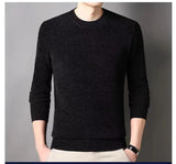 Men's Mink Cashmere O-Neck Sweater