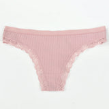 Women Mid-Rise Lace Thong