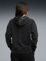 Plus Size Women's Hoodie – Relaxed Black Sweatshirt