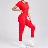 Women Backless Yoga Jumpsuit