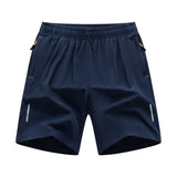 Men Ice Silk Casual Shorts