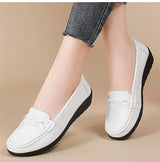 Women Leather Nurse Flats