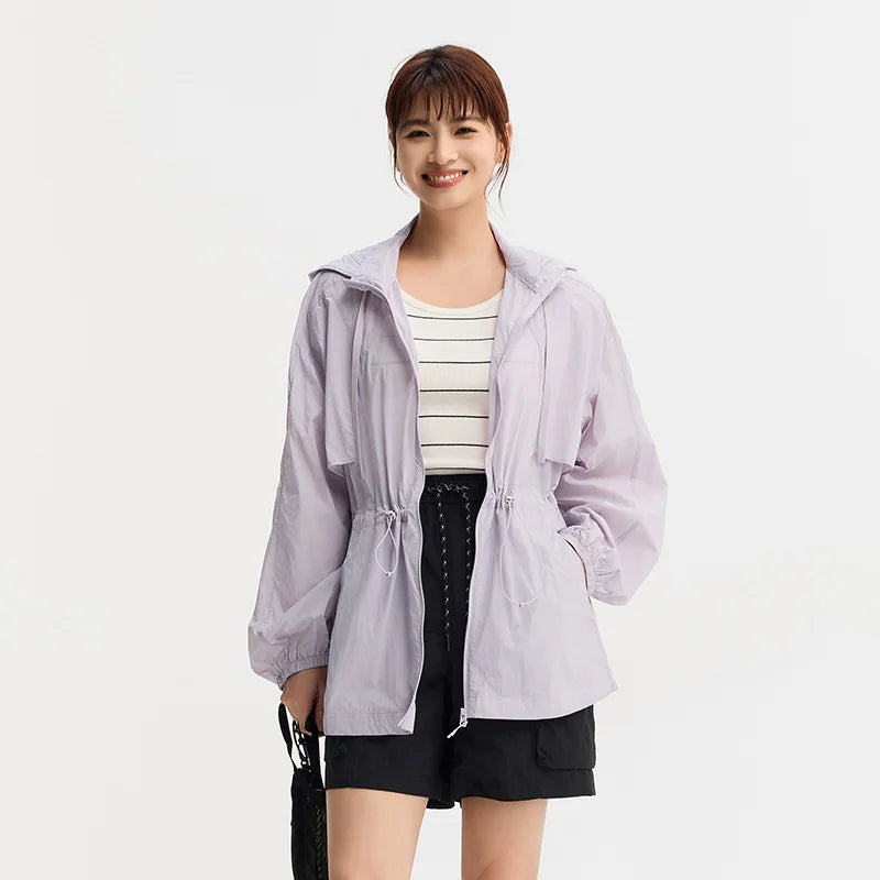 Women's Sun Protection Waterproof Summer Jacket