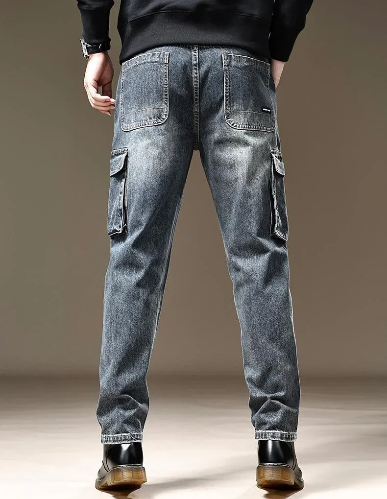 Men's Plus Size Loose Baggy Jeans